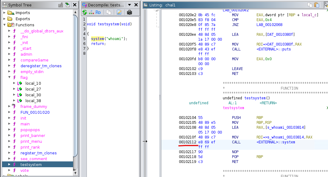 system addr
